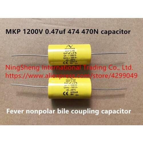 Original new 100% MKP 1200V 0.47uf 474 470N fever nonpolar bile coupling capacitor (Inductor)