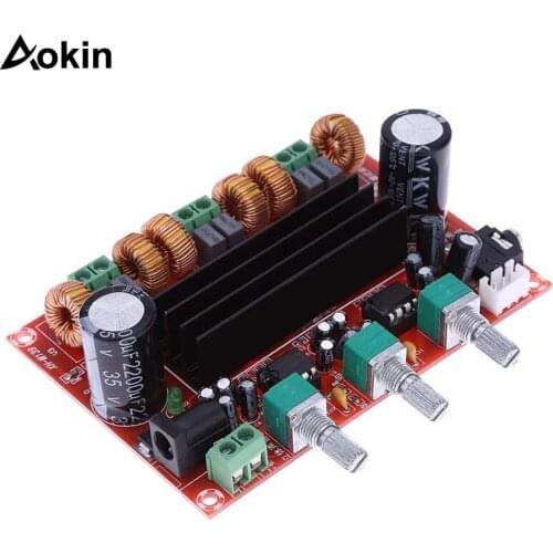 TPA3116D2 Amplifier Board 2.1 Channel Class D Digital Power Audio Stereo AMP Module 2 x 50W+100W for Audio System DIY Speakers