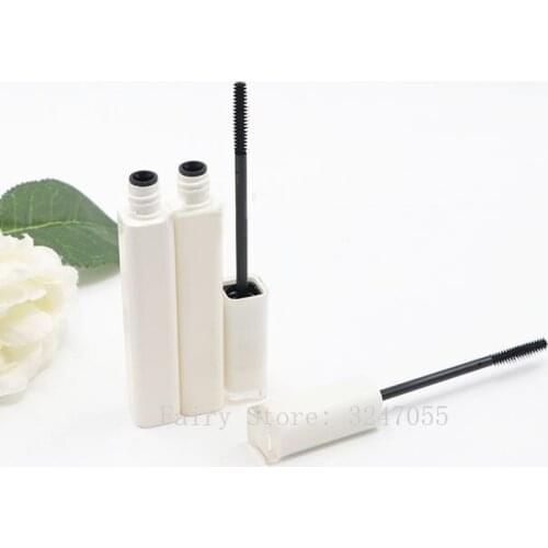 6-7ml 50/100pcs Empty White Cosmetic Eyelashes Container, DIY Refillable Handmade Mascara Tube, Beauty Professional Makeup Tool