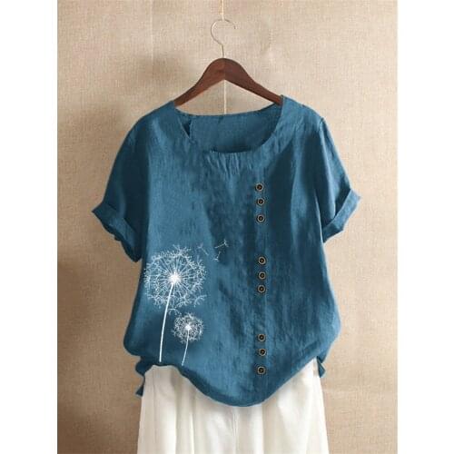 Loose Linen Maternity Blouse T-Shirt Clothes 2020 Summer Embroidery Pregnant Women Short Sleeve Blouses Pregnancy Clothings