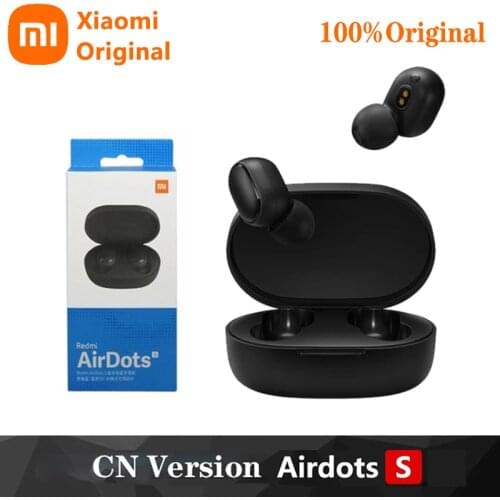 Xiaomi Redmi Airdots S Bluetooth 5.0 Earphones TWS Wireless Earphone AI Control Gaming Headset With In-Ear Stereo Bass Headphone