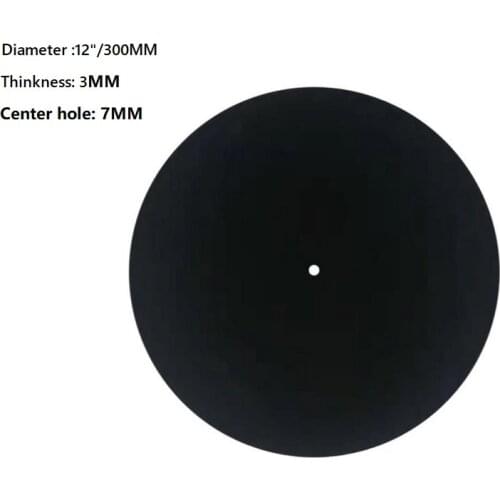 12" Turntable Mat 3mm Felt Anti-Static Anti-Shake Slipmat LP Vinyl Record