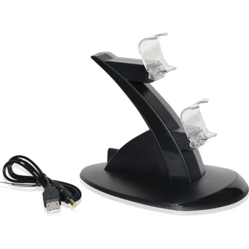 Dual USB Charge Dock For Sony Playstation 4 Controller Gamepad Handle Cradle Double Charging Charger For PS4 Games Accessories