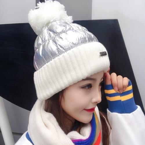 2019 CAP Women Double Layer Waterproof Beanie Hat for Women Winter Pompom Skullies Warm Gravity Falls Cap Gorros Female Cap