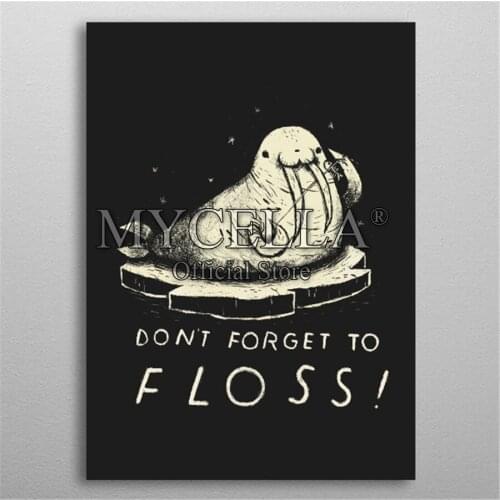 Animals 5D DIY Diamond Painting don't forget to floss Cross Stitch Needlework Full Mosaic Diamond Embroidery Crafts Home Decor