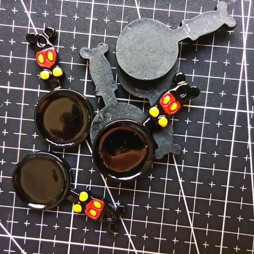 1pcs/lot Resin flat back cartoon frying pan 39mm kawaii Artificial Parfait Cups Miniature Food Deco Part