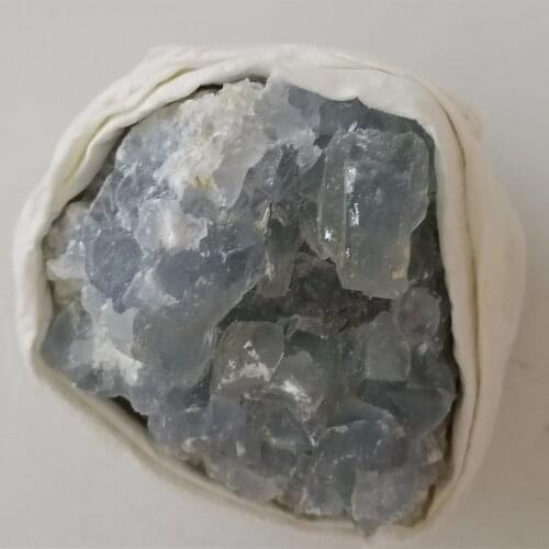 Rough Natural Blue Celestite Crystal Cluster Rock Kyanite Mineral Specimen 1pc