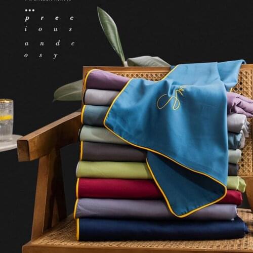 100% Cotton King Pillowcase One Cotton Single Pillowcase Single Solid Color Custom Pillow Case Decorative 48x74CM Pillow Cases
