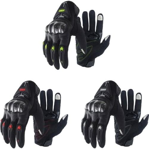 2021 New Motorcycle Gloves Carbon Fiber Motorbike Biker Racing Riding Moto Gloves Screen