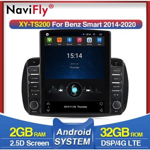 4G LTE WIFI 9.7” Android For Mercedes Benz Smart Fortwo 3 C453 A453 W453 2014 - 2020 Car Radio Multimedia Video Player 2din dvd
