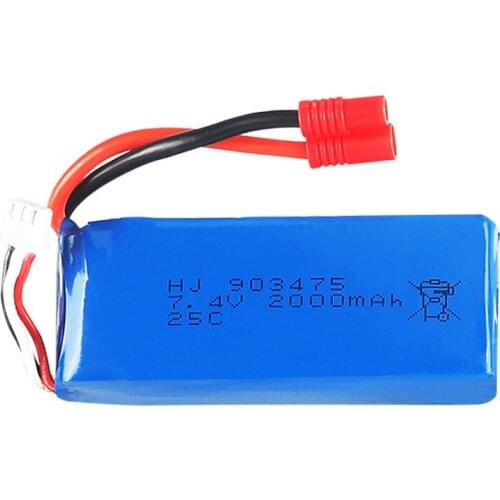 7.4V 2000mAh Li-po battery SYMA X8C X8W X8G X8HW Drone Large-scale real-time Aircraft Heliway 908 Helicopter lithium battery