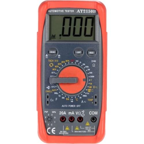 AT2150B Handheld Automotive Tachometer Meter/ LCD Display Digital Multimeter Tool