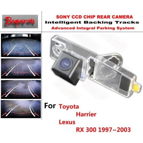 For Toyota Harrier Lexus RX 300 1997~2003 CCD Car Backup Parking Camera Intelligent Tracks Dynamic Guidance Rear View Camera