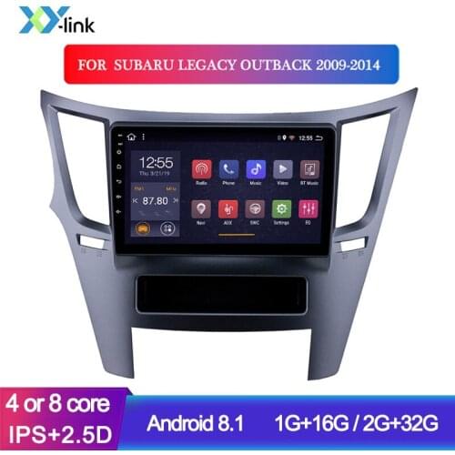 9 Inch Android 8.1 Car Accessory Gps Navigation System FOR Subaru Legacy Outback 2009-2014 Multimedia Radio Bluetooth No 2 Din