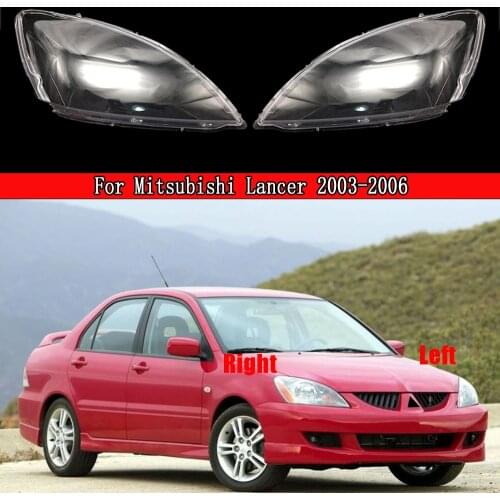 Auto Case Headlamp Caps For Mitsubishi Lancer 2003~2006 Car Headlight Lens Glass Lampshade Lamp Cover Lampshade
