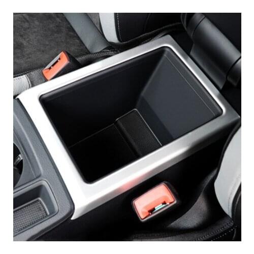 Car Styling Carbon Fiber Color Console Armrest Box Decoration Frame Sticker Cover Trim For Audi Q3 2019 Interior Accessories