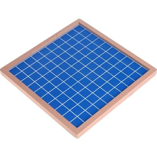 Wooden Montessori Hundred Board Math 1 to 100 Consecutive Numbers Counting Toy 97BE