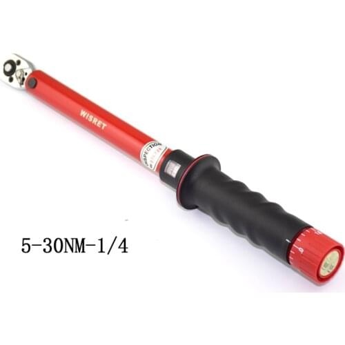 Taiwan manufacture 1/4 DR ratchet Torque wrench 6-30NM torque test tools torque spanner JCSC-30