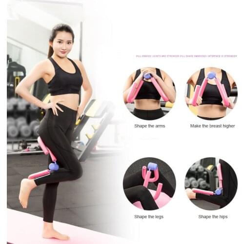 Hot Gym Multi Exercise Thigh Equipment Fitness PVC Muscle Apparatus Yoga Leg Clamp S-shaped Training Clip