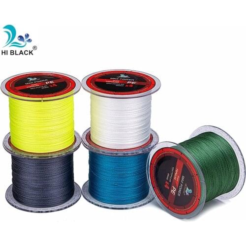 HI BLACK Brand 500M 546Yards PE Braided Fishing Line 4 Strands 8 TO 80LB Multifilament Fishing Line