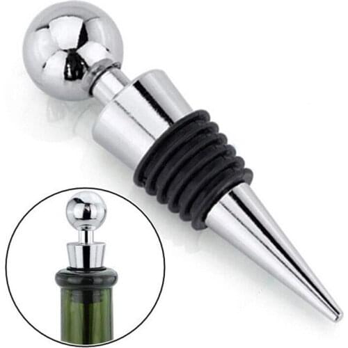 New Kitchen Bar Party Tools Zinc alloy wine Bottle Stopper fresh keeping sealed lids for wine bottle LX6533