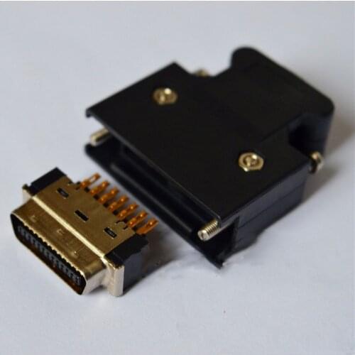 SCSI-14p / 20p/26p / 36p/50PIN SM Gold / Plug Servo Driver Connector Gel
