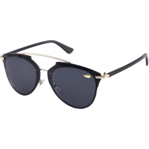 Krokodil Newest Sun Shade Glasses For Men Women Round Metal Frame Polarized Eyewear High Quality Trendy Adult Sunglasses 86065