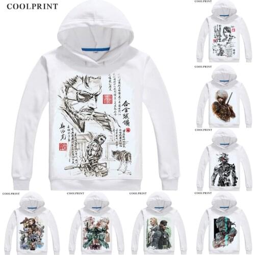 Metal Gear Rising Revengeance Hoodies Men Hip Hop Hoodie Metal Gear Solid 5 Zandatsu Cosplay Motivs Men Anime Cosplay Sweatshirt