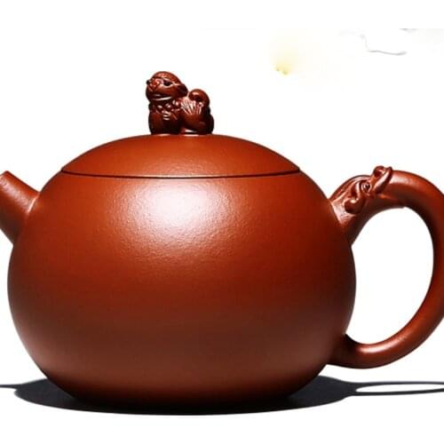 TT and Mud Have a Fate Yixing Purple Clay Pot Dark Green Clay Pure Handmade Household Teapot Tea Set