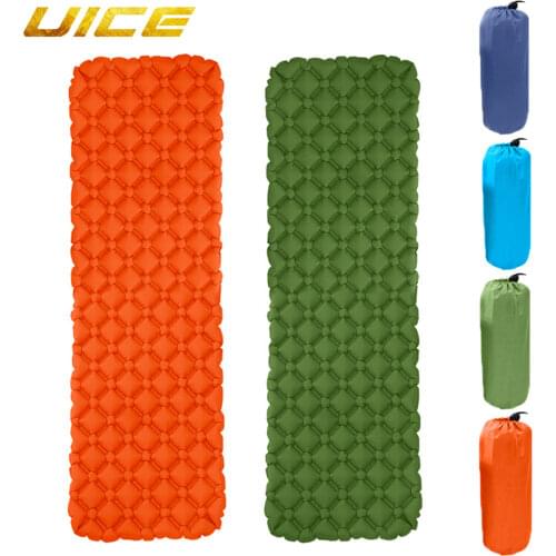 Camping Sleeping Pad Inflatable Air Mattresses Outdoor Mat Furniture Bed Ultralight Cushion Pillow Hiking Trekking Camping