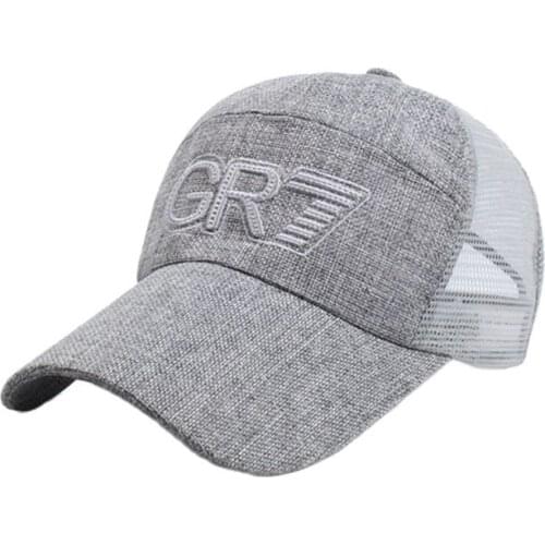 Outdoor Hat Summer Fashion Sports Baseball Cap Men Mesh Hat Letter Embroidered Breathable Leisure Cap