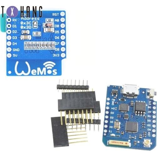 For WEMOS D1 Mini Pro 16M Bytes External Antenna Connector NodeMCU ESP8266 ESP-8266EX CP2104 Development Board Micro USB