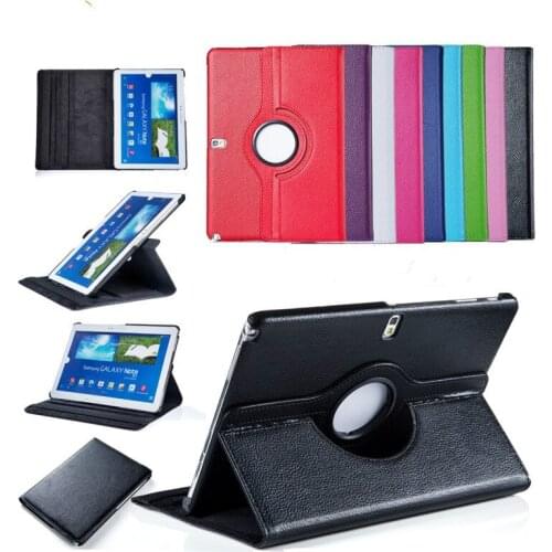 For Samsung Galaxy Tab Note 10.1 2014 Edition P600 P601 P605 / Pro 10.1 T520 T521 T525 Rotating PU Leather Case Cover