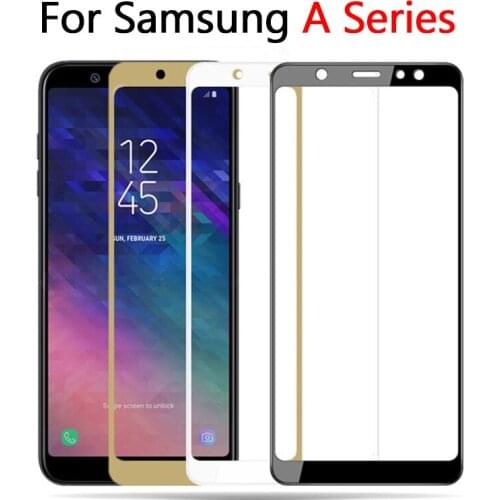 Protective Glass For Samsung A6 Plus A8 Tempered Glass Screen Protector On The Galaxy A 6 8 6a 8a A6 A6plus safety Film
