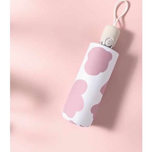 Cute Automatic Umbrella Rain Women Fabric Foldable Ladies Umbrella Children Outdoor Paraguas Infantil Girl Parasol Mini