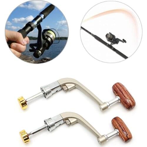 1PC L/M Metal Rotatable Knob Handle Grip Fishing Spinning Reel Gear Fishing Tackles Tool Fishing Parts Y51D