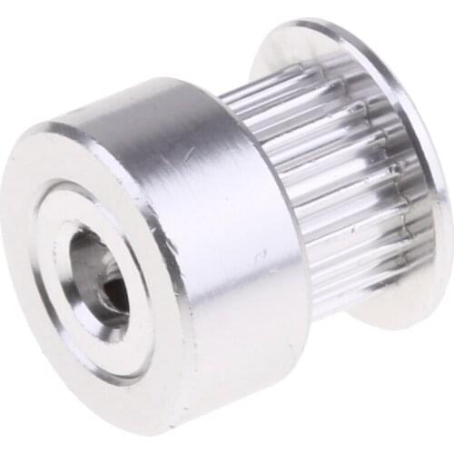 2pcs/pack 3D Printer Parts, GT2 20 Teeth Pulley (Bore 5mm), Timing Pulley Gear - Alumium For Belt Width 6mm