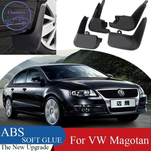 4pcs ABS Front & Rear Fender Protector For Volkswagen VW Magotan B6 B7 B8 2007-2021 Car Mud Flaps Splash Guard Mudguard Mudflaps