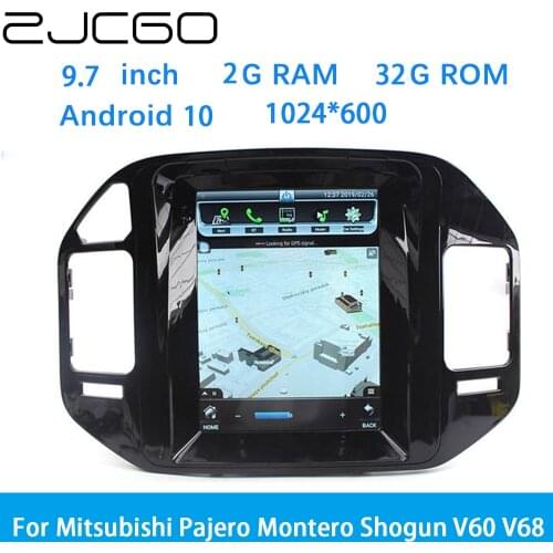 ZJCGO Car Multimedia Player Stereo GPS DVD Radio Navigation Android Screen System for Mitsubishi Pajero Montero Shogun V60 V68