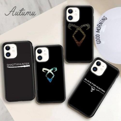 Tv Series Shadowhunters Phone Case for iPhone 11 12 Pro Max mini X XR XS SE 2020 5 6S 7 8 Plus Samsung Galaxy S8 S9 S10 Cover
