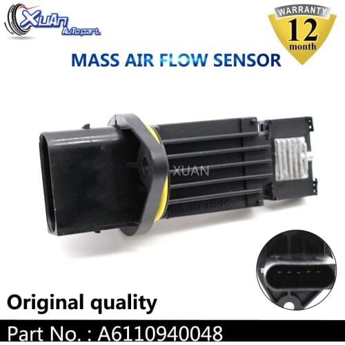 XUAN MAF MASS AIR FLOW METER SENSOR A6110940048 For Mercedes Benz W210 W203 CL203 S203 C209 S210 W463 W163 W220 C-CLASS E-CLASS