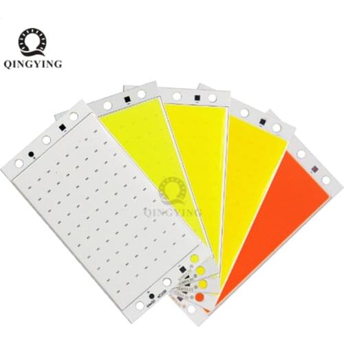 DIY LED Panel Light 94x50MM 1500LM Ultra Bright Warm Natural Cold White Blue DC 12V 15W COB Board LED Lamp