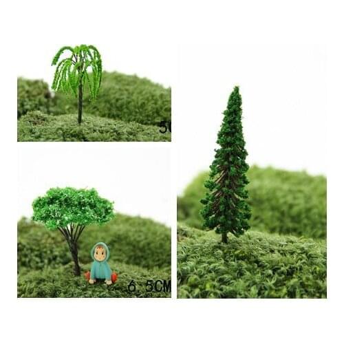 3style Mini Tree Fairy Garden Decorations Miniatures Micro Landscape Resin Crafts Bonsai Figurine Garden Terrarium Accessories
