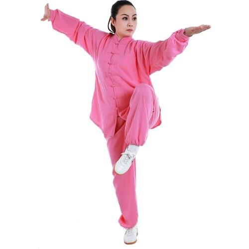 JDUanL Spring Summer Linen Martial Art Taoist Tai Chi Uniform For Women Men Shaolin Kung Fu Clothing Outfits Shirts Pants CO