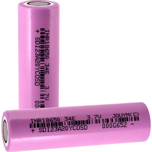 18650 Battery 3400mAh 3.7V Li-ion Rechargeable Cells