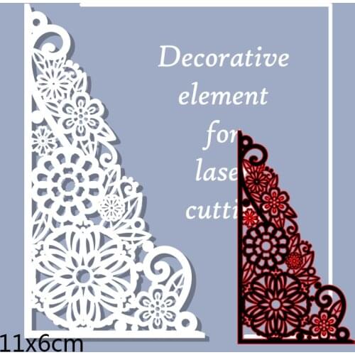 110*60mm FLOWERS LACE New Metal Cutting Dies for decor card DIY Scrapbooking stencil Paper Album template Dies