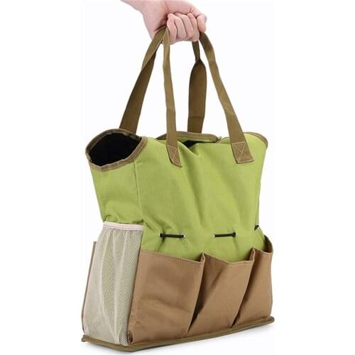 Multifunctional Carrying Gardening Tool Bag Oxford Portable Storage Bag Horticultural Tools Home Garden