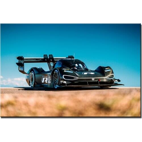 Pikes Peak Racing Car Poster Canvas Paintings Wall Art Cloth Fabric Prints for Living Room Home Decor Modern Pictures