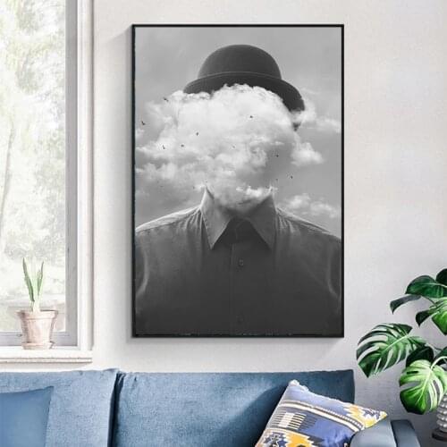 Famous Salvador Dali Galatea Spheres Oil Canvas Painting Posters and Prints Wall Art Pictures for Living Room Home Decoration