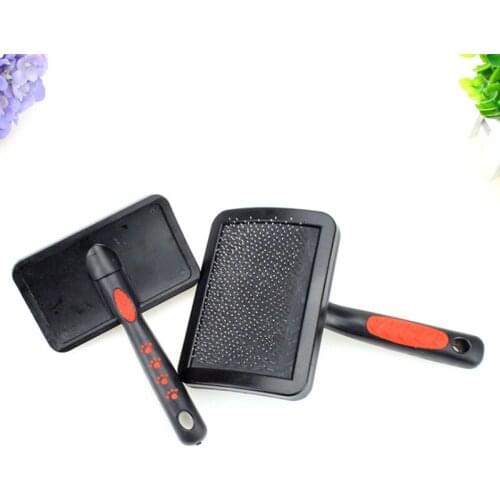 Home Pet Supplies Dog Grooming Comb Shedding Hair Remove Needle Brush Slicker Massage Tool for Pet Accessories